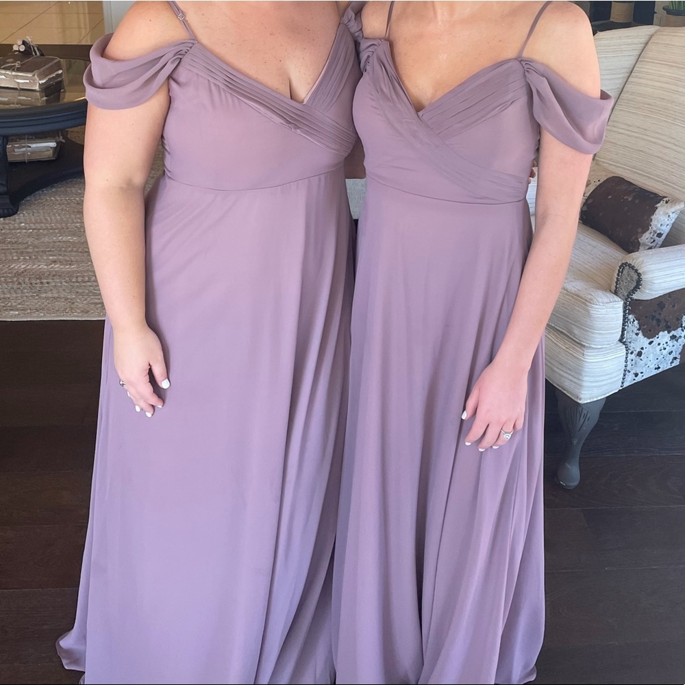 Birdy Grey — Dusty Mauve size XS bridesmaid dress